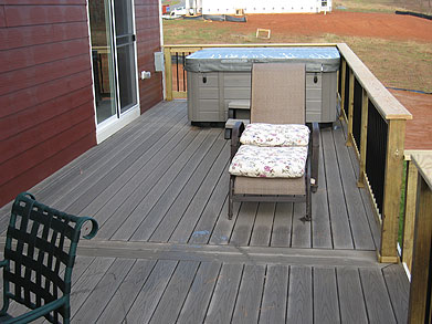 Deck and railings by JRK Build