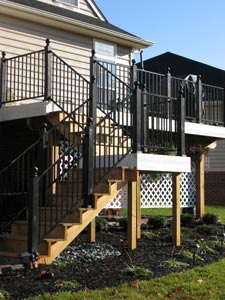 Railing and Stairs by JRK Builders